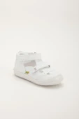Şirinbebe Ortopedik Erkek Bebek İlkadım Ayakkabı Beyaz Çift Cırtlı Yan Açık - 3