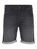 JACK JONES Erkek Rahat Likralı Kot Şort 12269501 - 5