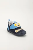 Şirinbebe Ortopedik Erkek Bebek İlkadım Ayakkabı Mavi Cırtlı Anorak - 3