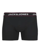 JACK JONES Erkek 6 lı Siyah Pamuklu Boxer 12286183 - 2