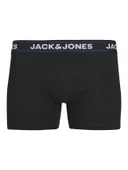 JACK JONES Erkek 6 lı Siyah Pamuklu Boxer 12286183 - 4