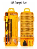 Süper Hassas Tornavida Seti 115 Parça Çok Amaçlı Dayanıklı Krom Vanadyum Çelik El Aletleri - 8