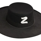 Zorro Şapka Maske Set Yetişkin - 1