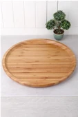 Bambu Sunum Tabağı 30 cm Royaleks-YUV3030 - 1