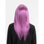 Rose Pembe Düz Kesim Peruk - 1