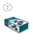 Mas 3520 Plastik Kart Muhafaza - Yatay-54x86-Lacivert 50 Li - 1