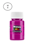 Nova Color Nc-168 Kumaş Boyası Şişe Pembe 12'li - 1