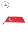 Vatan 30x45 cml Çitalı Ponje Türk Bayrağı 10 'lu VAT.VT231 - 1