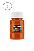 Nova Color Kumaş Boyası Şişe 30 Ml Turuncu 12 Li - 1