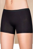 Likralı Kadın Boxer Siyah 2101B - 1