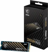 MSI Spatium M450 1TB 3600/3000MB/s PCIe NVMe M.2 SSD Disk - 1