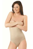 Elite Life Dikişsiz Şekillendirici Silikonlu Kadın Ten Slip Korse 890 - 1