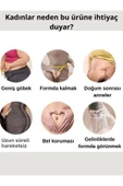 Hamilelik Sonrası Sıkılaştırıcı Korse Latex Kumaşlı, Göbek ve Bel Toparlayıcı - 5