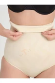 Toparlayıcı Doğum Sonrası Korse Inceltici Sıkılaştırıcı Altı Slip Korse Yüksek Bel - 4