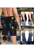 Destekli Erkek Korse Boxer Karın Bölgesi Sıkılaştırıcı ve Toparlayıcı Silikon Kaydırmaz Bel Çevresi - 5