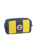 Fenerbahçe Çubuklu Suni Deri Kalem Çantası İki Bölmeli Kalemlik - 1