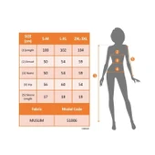Lucky Life Kadın Kısa Kollu V Yakalı Düğmeli Müslim Kısa Elbise - 5