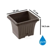 Omnipazar SO-OB00 Dekoratif Ova Balkon Saksı 2.2 Litre No 0 thumbnail 4