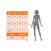 Lucky Life Kadın Kısa Kollu V Yakalı Yırtmaçlı çiçek Desenli Süprem Elbise - 7