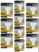 (10 Adet) Cata 9W (50W) Sarı Işık (3000K) Dim Edilebilir GU10 Duylu Led Spot Ampul - 1