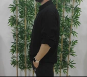 Lucky Life Erkek Uzun Kollu Hakim Yaka Düğmeli Lucky Life Erkek Müslim Gömlek - 5