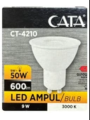 (10 Adet) Cata 9W (50W) Sarı Işık (3000K) Dim Edilebilir GU10 Duylu Led Spot Ampul - 2