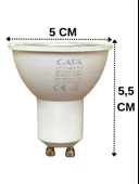(10 Adet) Cata 9W (50W) Sarı Işık (3000K) Dim Edilebilir GU10 Duylu Led Spot Ampul - 3
