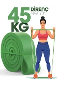 45KG Barfiks Lastiği Gym Resistance Band Antrenman Kas Geliştirme Bandı Yeşil (Ultra Sert) - 1