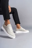 ET152 Cool Bağcıklı Süet Erkek Günlük Spor Klasik Ayakkabı BT - Gri thumbnail 3