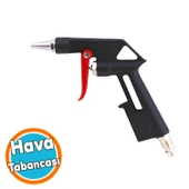 Profesyonel Hava Üfleme Tabancası Kısa Ağızlı Uçlu Temizlik Toz Giderme Kompresör Tabancası - 1