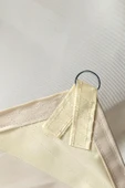Branda Dünyası 5x5x7.1 Metre Su Geçirmez Üçgen Gölgelik Krem Oxford Kumaş thumbnail 3