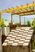 Branda Dünyası 8x5.5 Metre Pergola Battı Çıktı Gölgelik Oxford Kumaş - 5