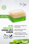FOR YOU GOLD Kabak Lifli Aloe Vera Özlü El Yapımı Sabun - 1