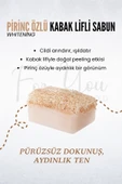 FOR YOU GOLD Kabak Lifli %100 Doğal El Yapımı Pirinç Özlü Whitening Sabun - 4