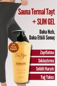 FOR YOU GOLD Agraflı Sauna Termal Tayt ve Slım Gel Set - 1