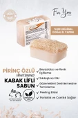 FOR YOU GOLD Kabak Lifli %100 Doğal El Yapımı Pirinç Özlü Whitening Sabun - 1