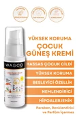WASCO Bebek ve Çocuklar İçin Spf50+ Çok Yüksek Koruma Faktörlü Güneş Kremi - 2