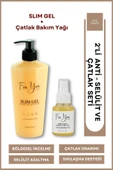 FOR YOU GOLD Slim Jel (slimgel) Selülit Jeli Ve Çatlak Oluşumunu Azaltmaya Yardımcı Çatlak Bakım Yağı&çatlak Seti - 1