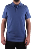 Twister 2341 İNdigo Günlük Kısa Kol Normal Kesim Pamuklu Polo Yaka Erkek Tişört - 2