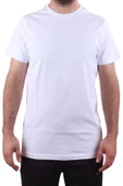 Twister Jeans 2300 Beyaz Günlük Pamuklu Basıc Bisiklet Yaka Erkek Tişört - 2