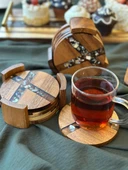 Akasya Çay-Kupa Altlığı 4'Lü - 3