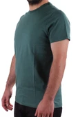 Twister Jeans 2300 Yeşil Günlük Pamuklu Basıc Bisiklet Yaka Erkek Tişört - 3