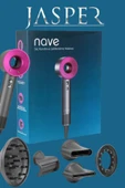 Jasper Nave Hd-002 Yeni Nesil Dc Turbo Motor Saç Şekillendirici, Kurutma Fön Makinesi - 1