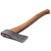 900 Gram 65 Cm El Yapımı İthal İsveç Karbon Çelik Yarma Odun Kesme Balta Ergonomik Sap Kamp Bahçe Av - 4