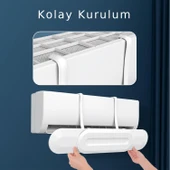 Valkyrie 74-97cm Ayarlanabilir Klima Rüzgar Kesici Hava Yönlendirici Klima Siperliği Deflektörü - 4