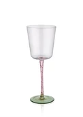 The Mia Pembe&Yeşil Kadeh 350 Ml-6'lı - 1