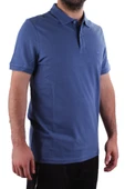 Twister 2341 İNdigo Günlük Kısa Kol Normal Kesim Pamuklu Polo Yaka Erkek Tişört - 1