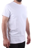 Twister Jeans 2300 Beyaz Günlük Pamuklu Basıc Bisiklet Yaka Erkek Tişört - 1