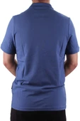 Twister 2341 İNdigo Günlük Kısa Kol Normal Kesim Pamuklu Polo Yaka Erkek Tişört - 4