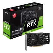 MSI Ventus 2X E GeForce RTX 3050 OC 6GB GDDR6 96Bit HDMI/DP Ekran Kartı thumbnail 1